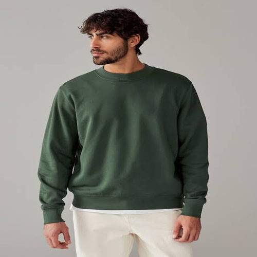 Sweat shirt khaki green