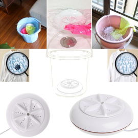 Mini Portable Turbine Washing Machine USB Powered For Travel