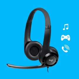 Logitech USB Headset H390 With Noise cancelling Microphone