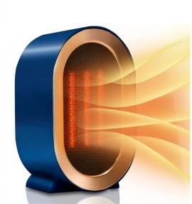 Electric Space Heater 1200W Energy Efficient Space Heaters for Indoor Use 2 Speed Portable Heater Fan For Bedroom Office Room