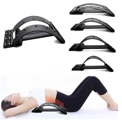 New Adjustable and portable Aptoco Stretcher Lumbar Support Device for Upper and Lower Back Pain Relief Chiropractic