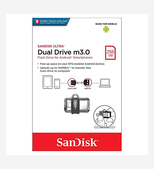sandisk 256gb otg usb flash drive 3.00