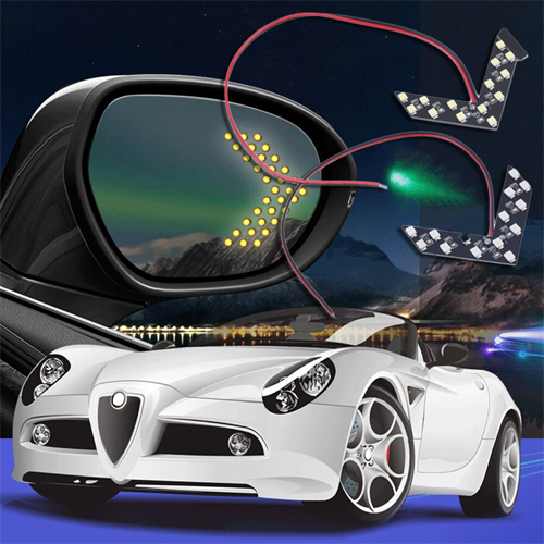 Pack of Two LED Arrow Panels For Car Side Mirror Turn Signal Lights