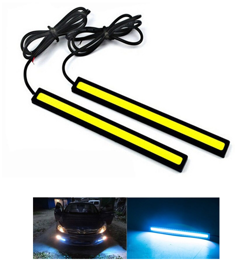 Pack of two Car Styling 17cm 12V Led Strip DRL Daytime Running Lights
