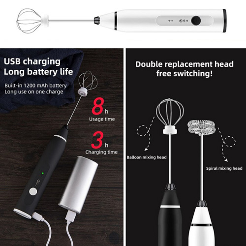 Usb Rechargeable Coffee beater 2in1