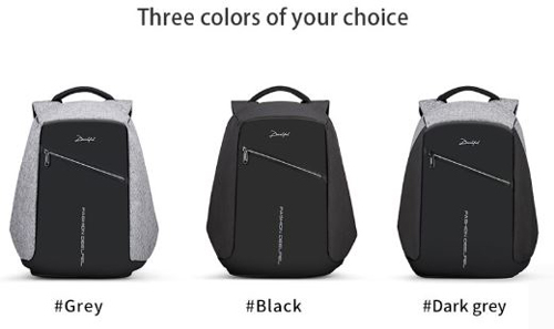 Deelfel Men & Women Backpack15.6 inches External USB Charge Large Capacity Waterproof