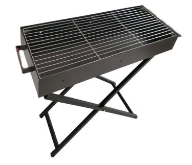 Portable Stainless Steel Charcoal BBQ Grill With Stand 31.5