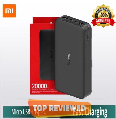 MI Official POWER BANK 20000 mah Fast Charging