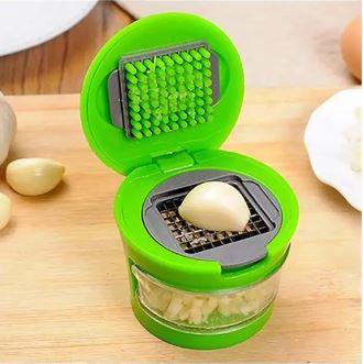 Kitchen & Home Garlic Chopper-Green