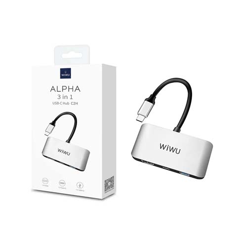 Wiwu 3 in 1 (C2H) Type-C Hub