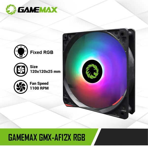 Gamemax GMX-AF12X FRGB Casing Cooling Fan