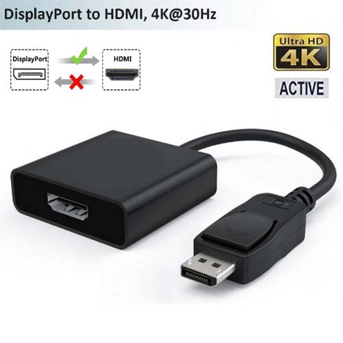 DP To HDMI Converter 4K 1080p Display Port to HDMI